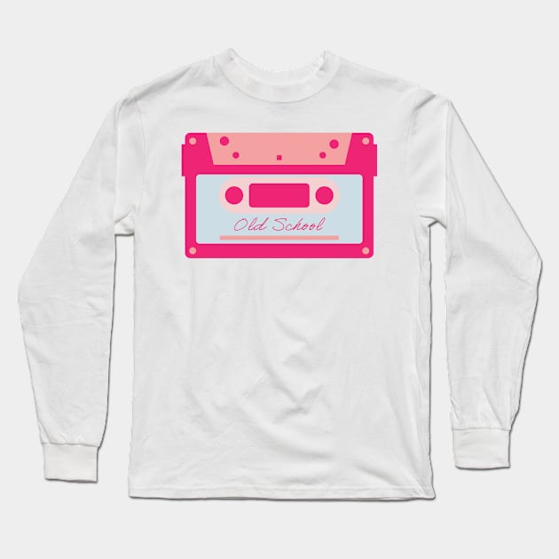 Cassette 3 Long Sleeve T-Shirt by centeringmychi